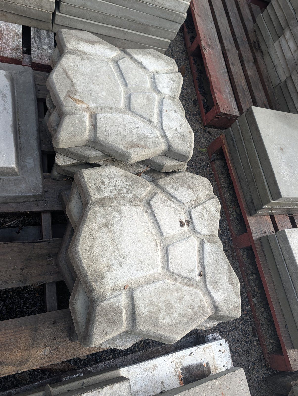 Custom cast landscape product ready for finishing
