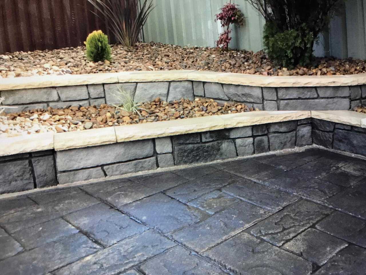 Completed landscape project by Steve's Oasis Landscapes