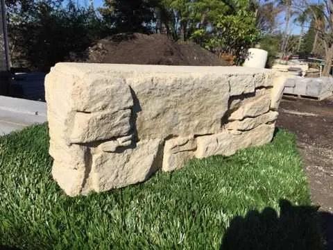 Stone Corner — Steve-made landscape product from Steve's Oasis Landscapes