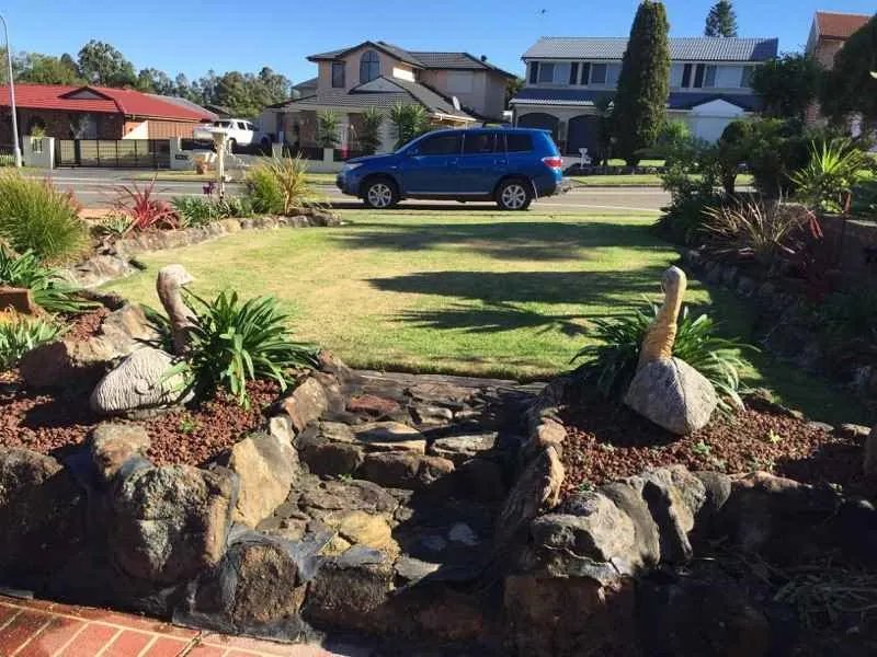 Bush Rocks — Steve-made landscape product from Steve's Oasis Landscapes