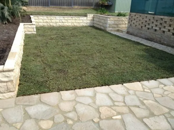 Sandstone Blocks — Steve-made landscape product from Steve's Oasis Landscapes