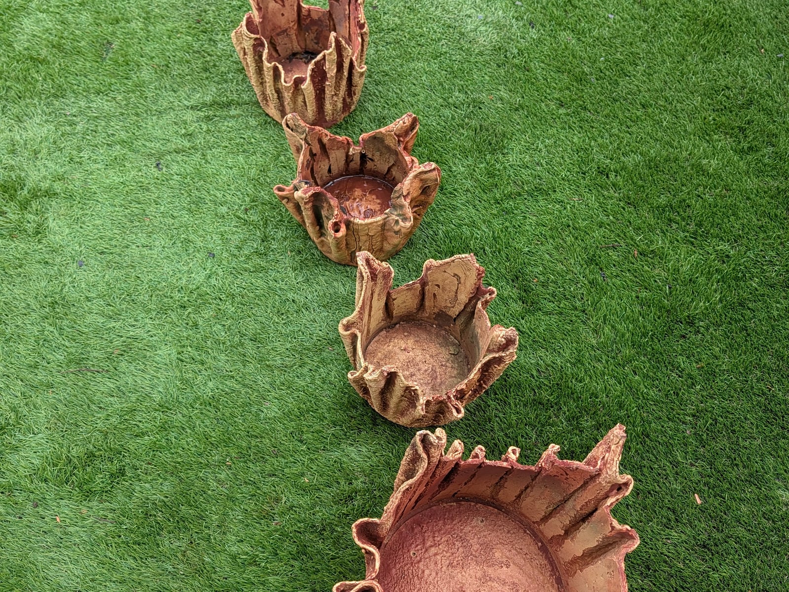 Concrete Cloth Pots image 2
