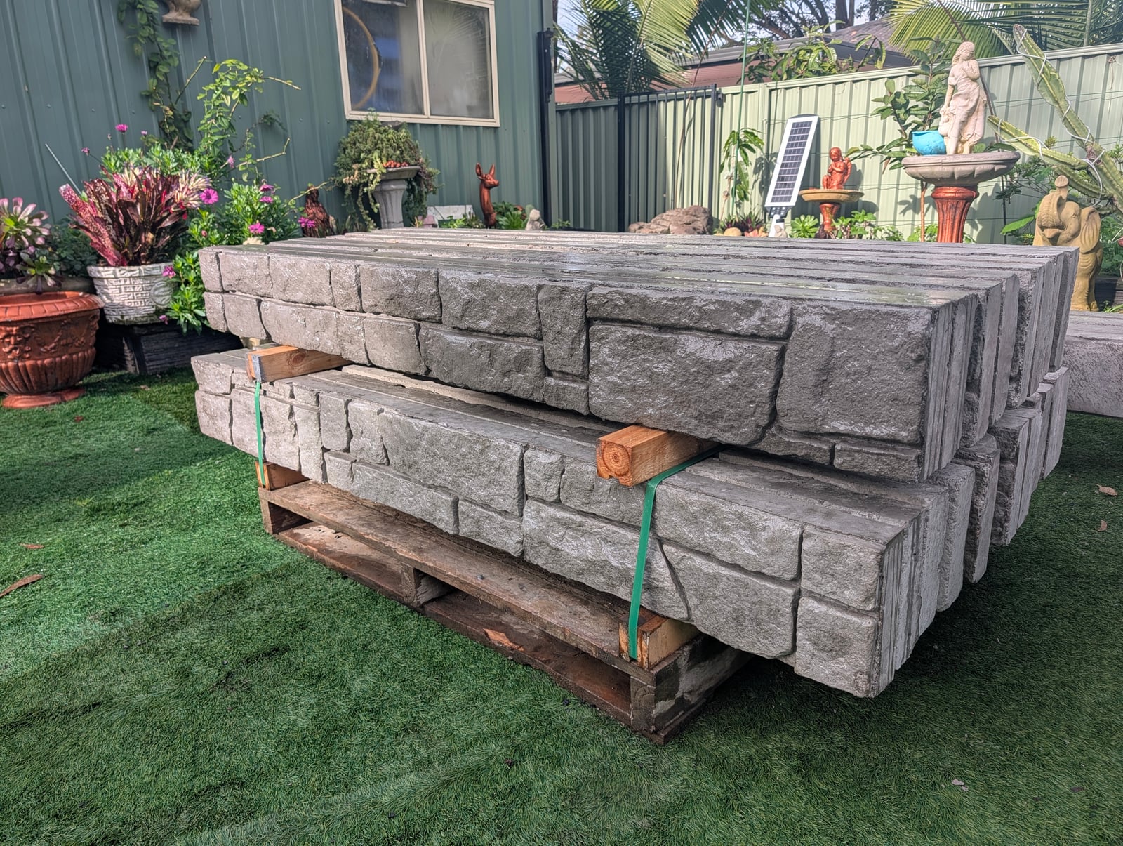 Euro Stone Concrete Sleeper — Steve-made product from Steve's Oasis Landscapes