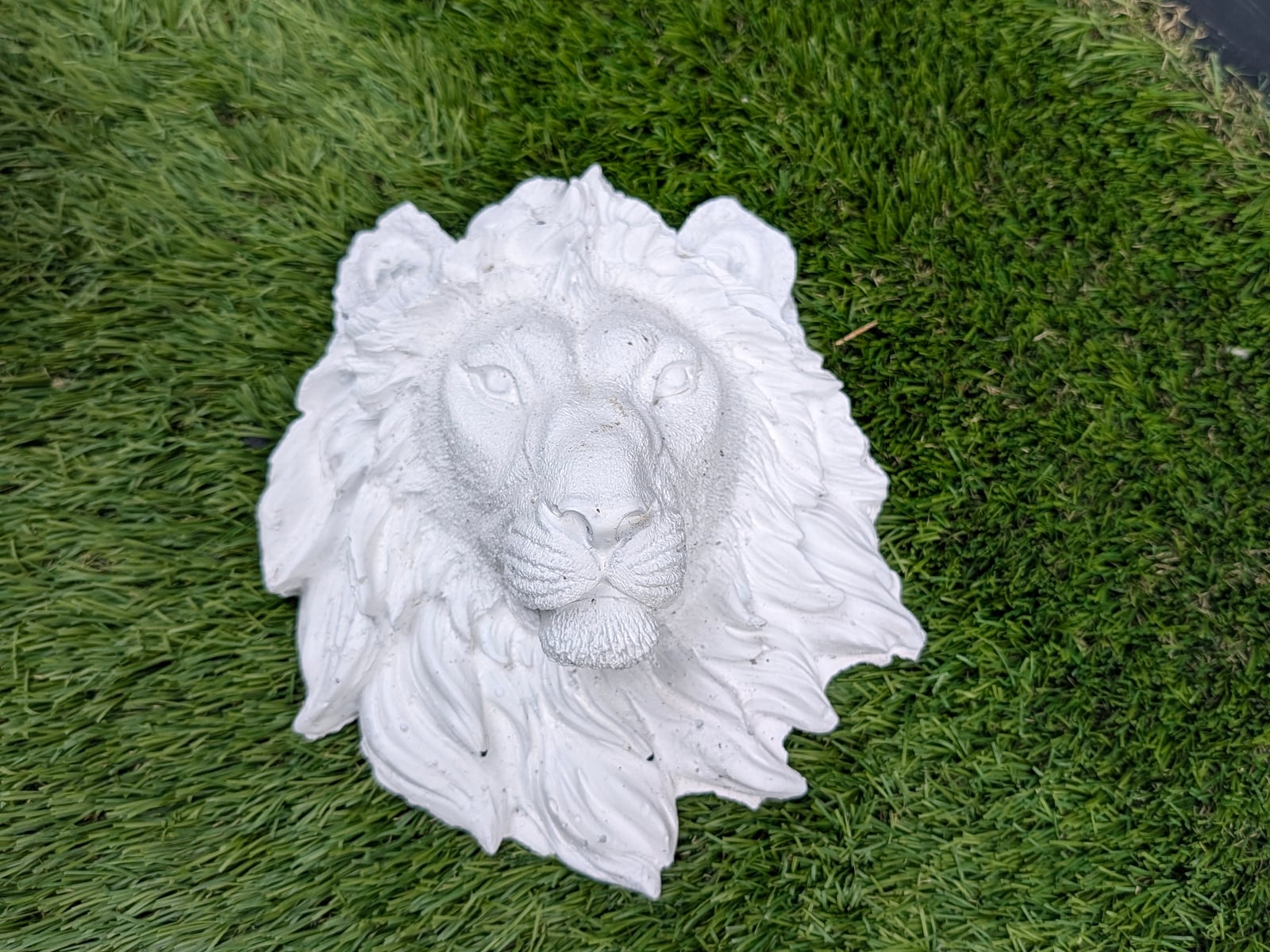 Hanging Lion Head — Steve-made landscape product from Steve's Oasis Landscapes