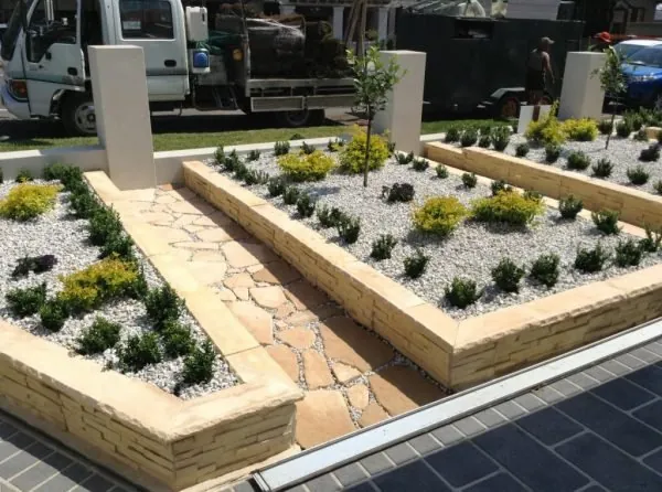 Straight Stack Stone — Steve-made landscape product from Steve's Oasis Landscapes