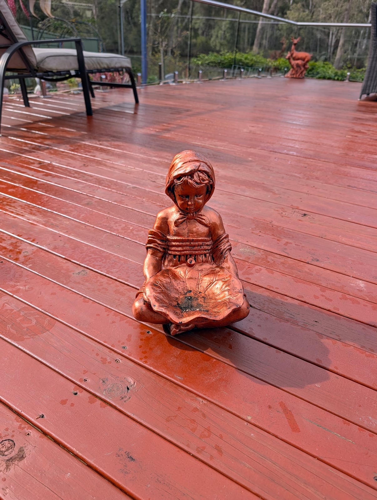 Lily Pad Girl Statue — Steve-made product from Steve's Oasis Landscapes