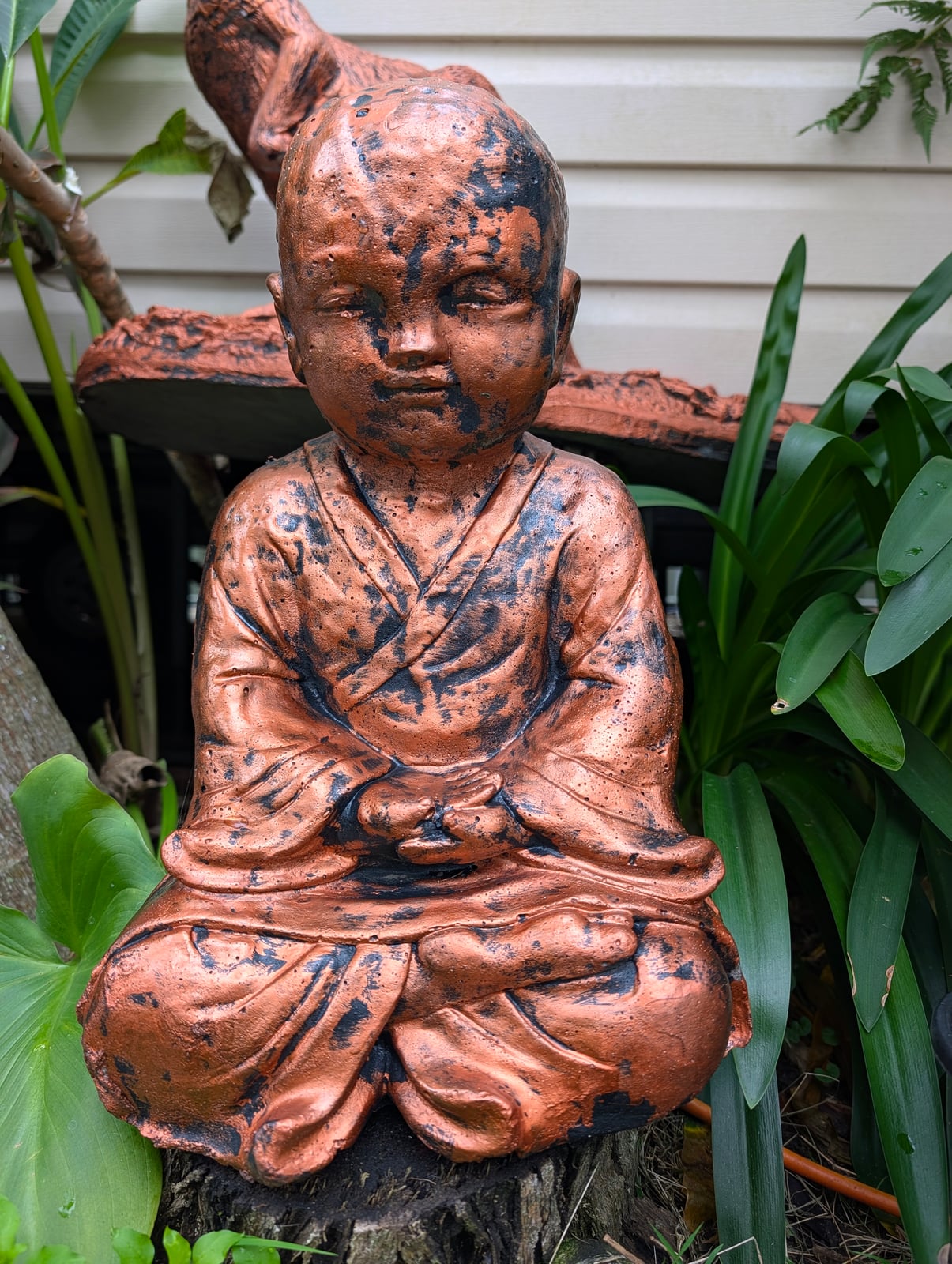Meditating Buddha Statue — Steve-made product from Steve's Oasis Landscapes