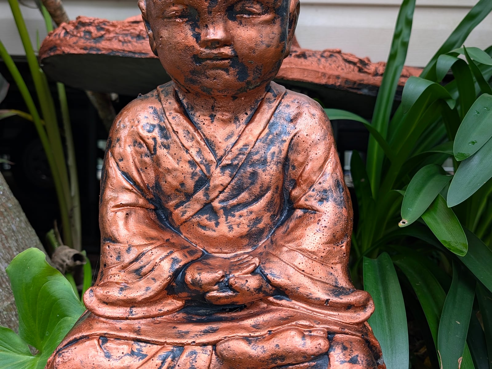 Meditating Buddha Statue — Steve-made landscape product from Steve's Oasis Landscapes