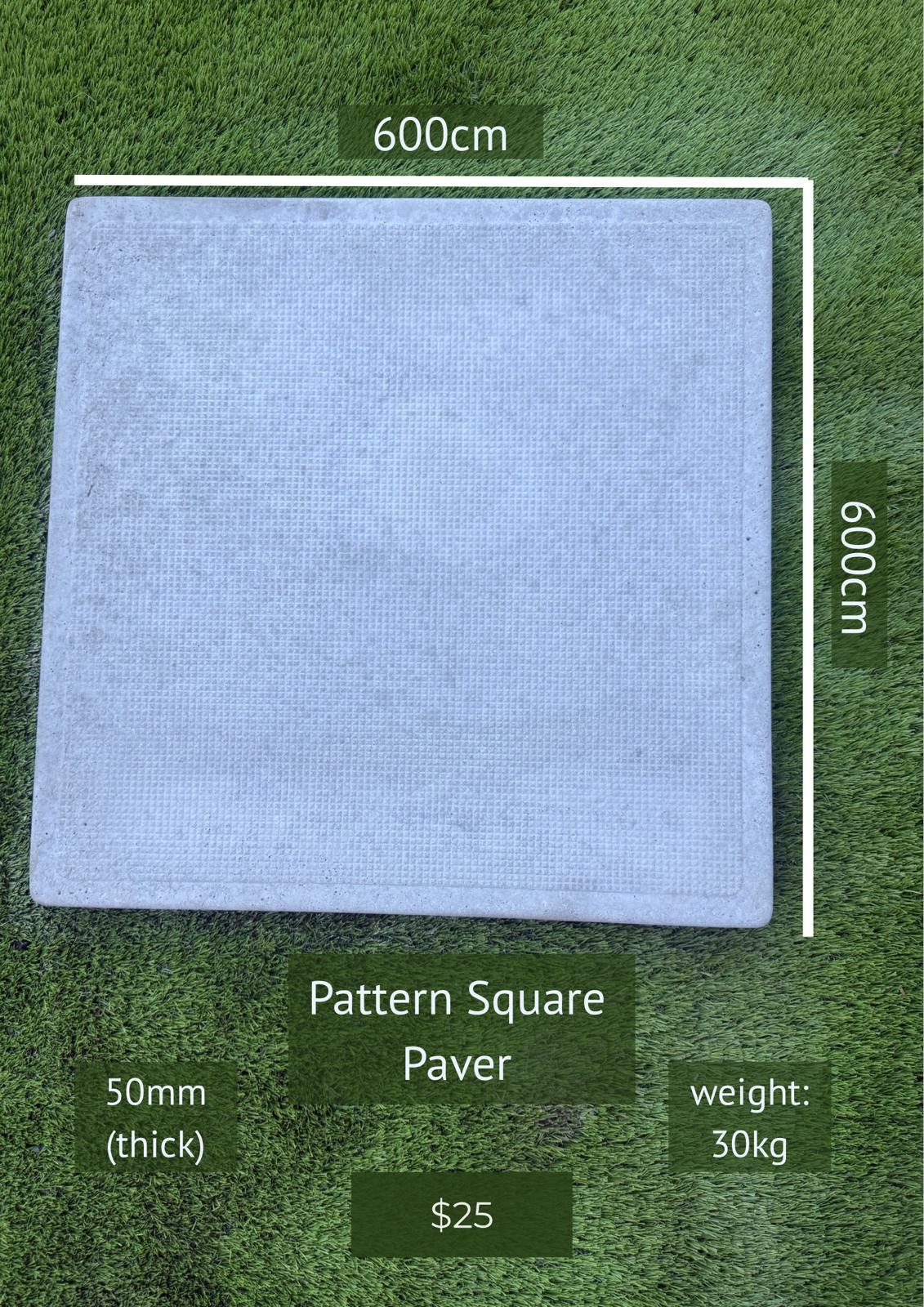 Pattern Square Paver — Steve-made landscape product from Steve's Oasis Landscapes