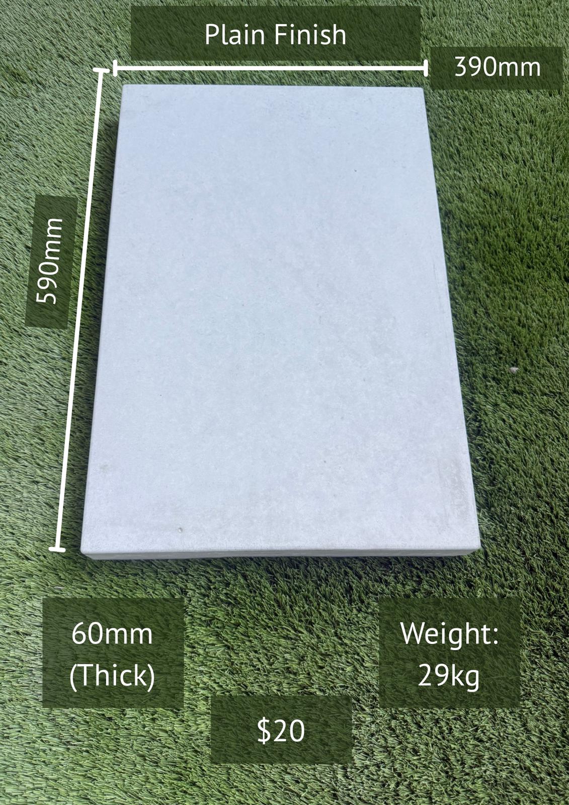 Plain Finish Paver 390 x 590 — Steve-made landscape product from Steve's Oasis Landscapes