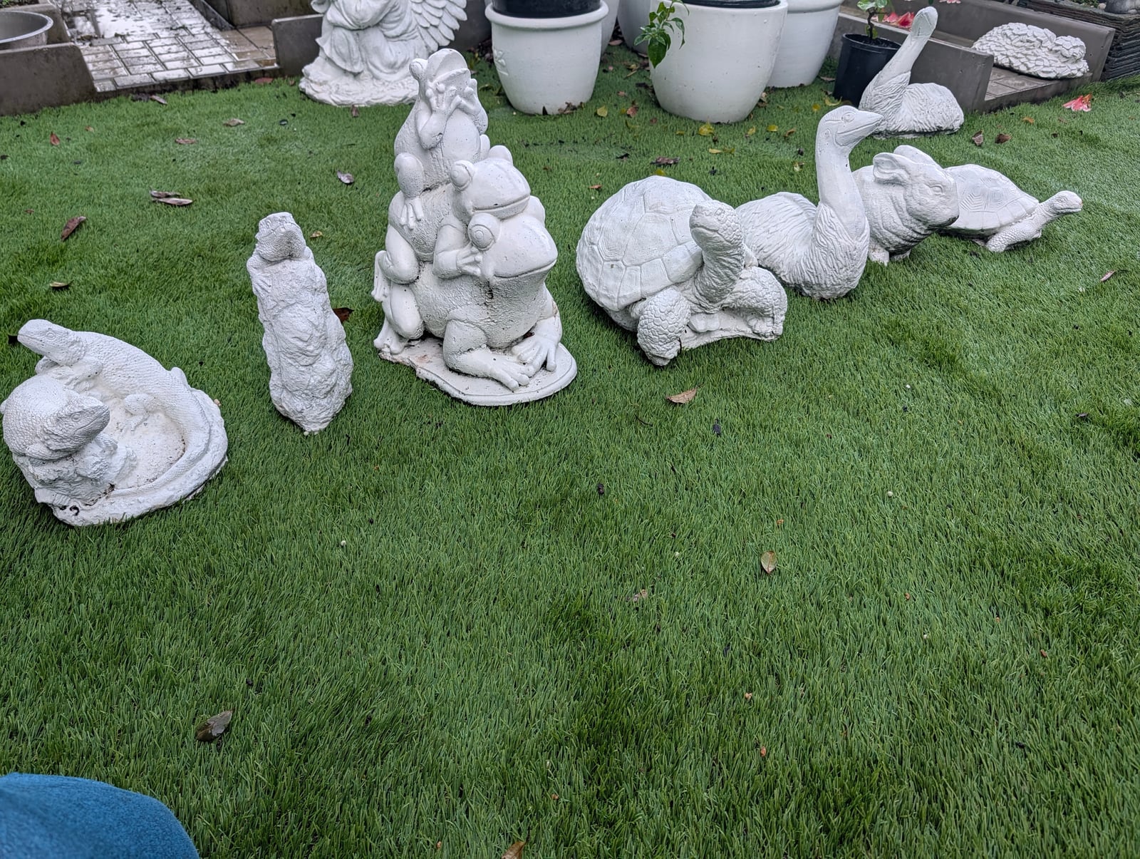Small Animal Statues — Steve-made product from Steve's Oasis Landscapes